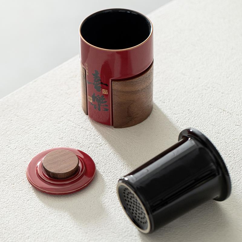 Happy Office Water Cup Soaking Mid-Autumn Festival Annual Meeting Wedding Banquet Gifts High-end Event Commemorative