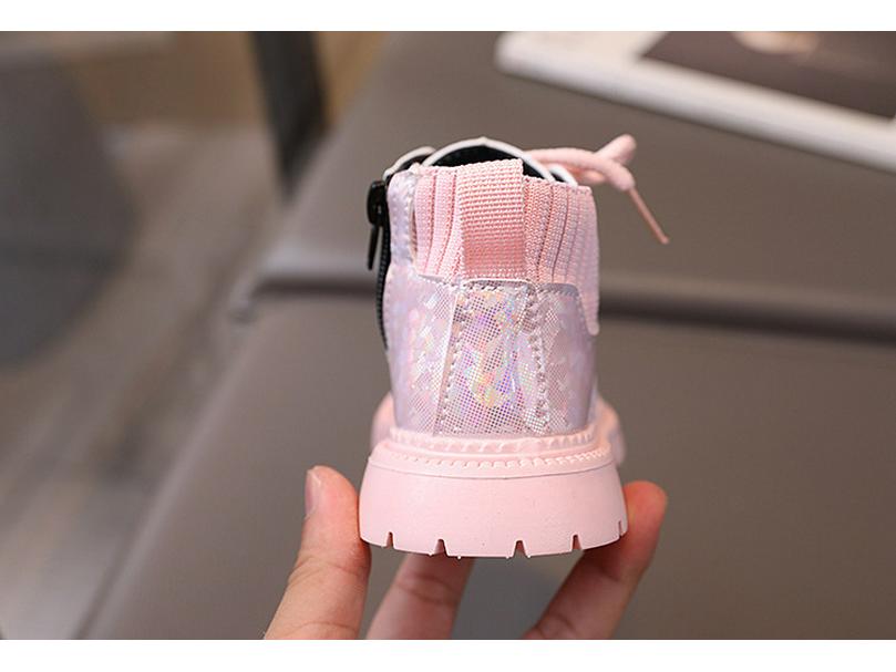 Kids' Soft Sole Martin Boots: 2024 Waterproof Leather, Autumn/Winter Trend, Unisex Mirror Finish Short Boots