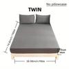 Black, White, and Gray Solid Color Fitted Sheet Bedding—super Soft and Skin-friendly Sheets with Deep Pocket Mattress Topper