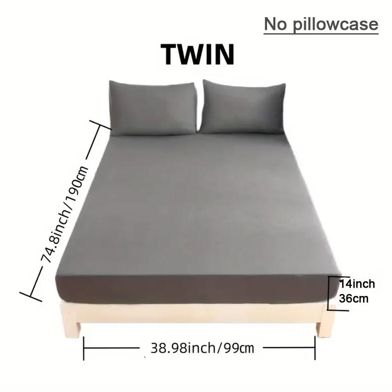 Black, White, and Gray Solid Color Fitted Sheet Bedding—super Soft and Skin-friendly Sheets with Deep Pocket Mattress Topper