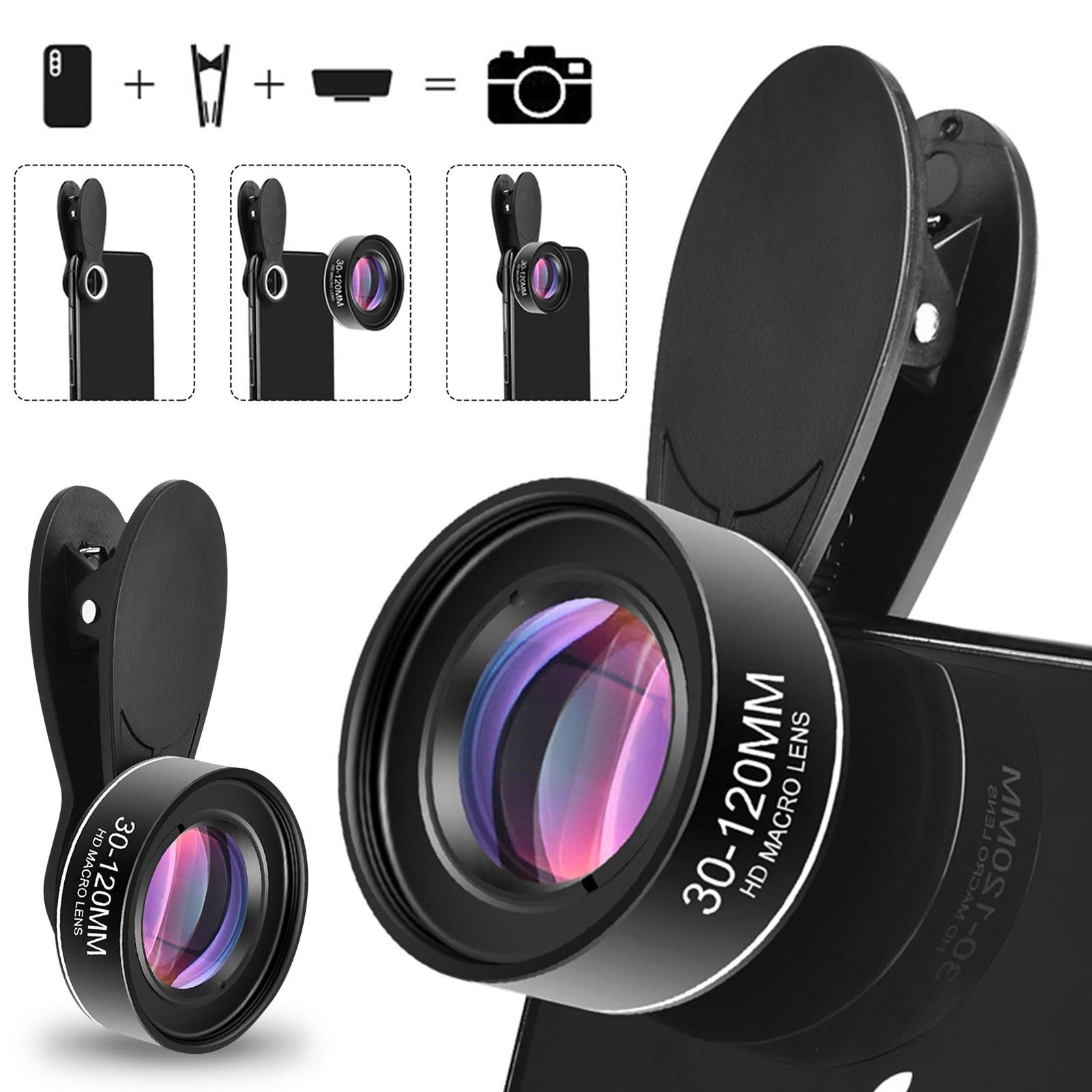 

Комплект об єктивів для телефону Об єктив для мобільного телефону для телефону HD-камера Об єктиви для мурах, комах, рослин, нігтів A