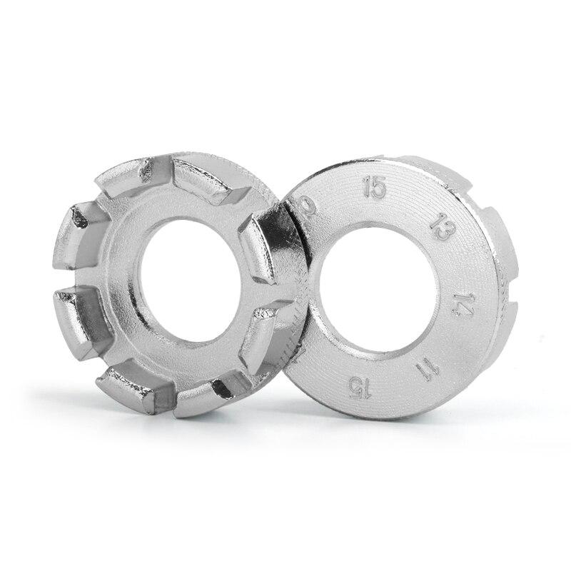 Bicycle Spoke Nipple Wrench Stainless Steel 8 Way Durable Portable Hand Tools MTB Road Bike Spoke Wrench Cycling Accessories