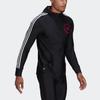 Adidas Long Sleeve Rash Guard Zip Hooded Casual Comfortable Sports Logo Jacket Men Jacket Black HB1682