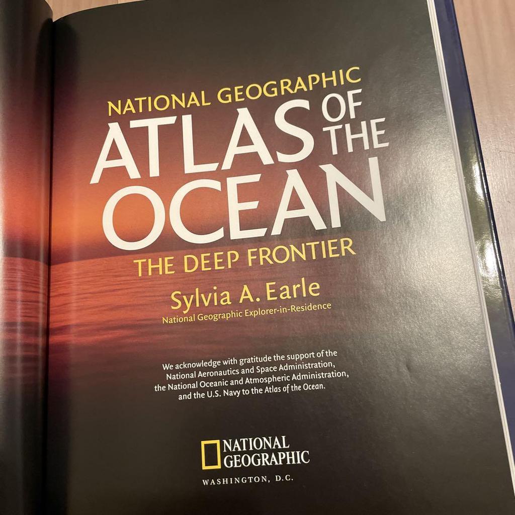 [USED] NATIONAL GEOGRAPHIC ATLAS OF THE OCEAN
