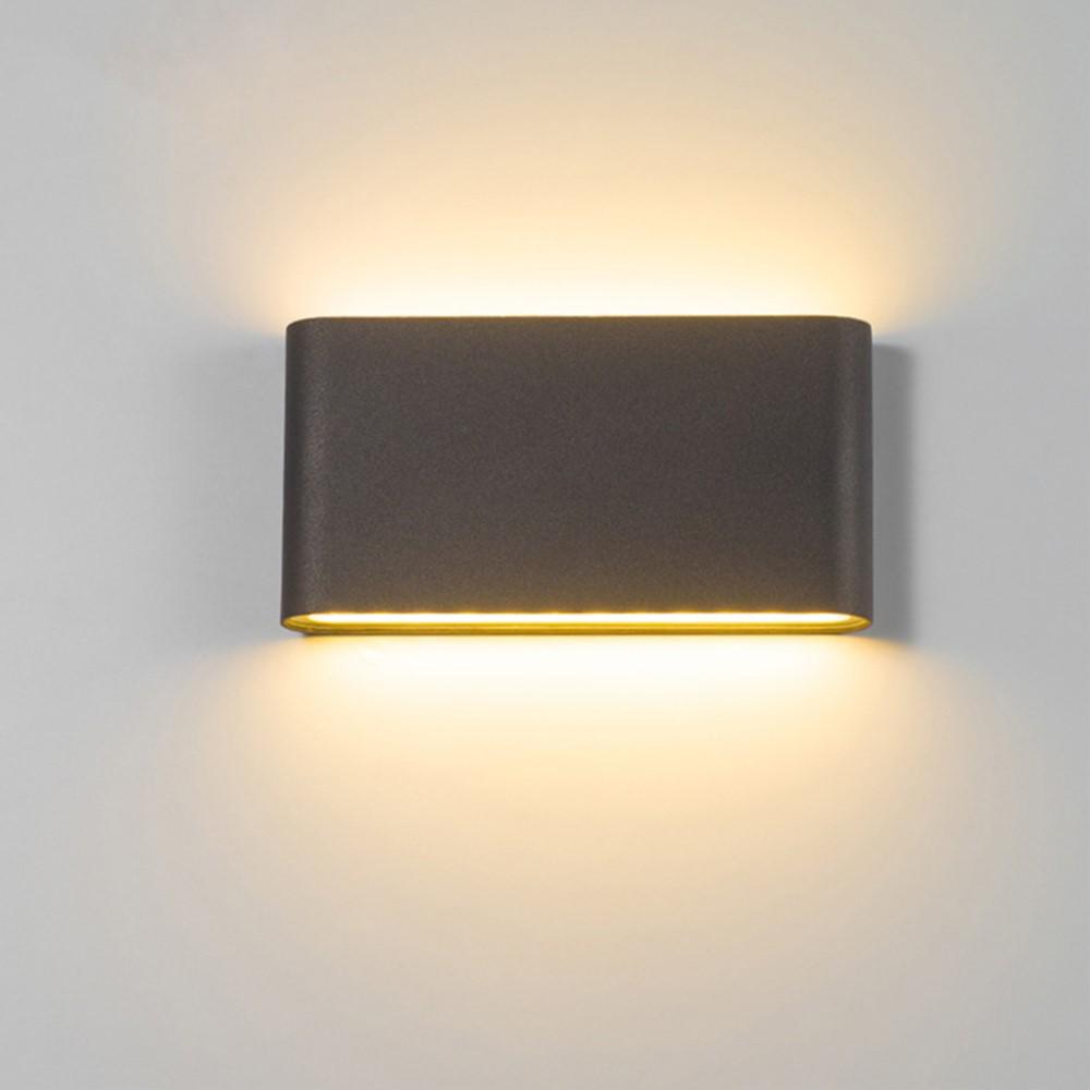 Outdoor Waterproof Minimalist Ultra-Thin Wall Light for Bedroom, Living Room, Corridor, Staircase, or Courtyard