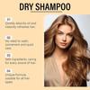 Kein Auswaschen Trockenshampoo für trockenes Haar Erfrischendes Reparatur-Haarspray gegen Frizz Weich Glänzend Kein Auswaschen Spray 60