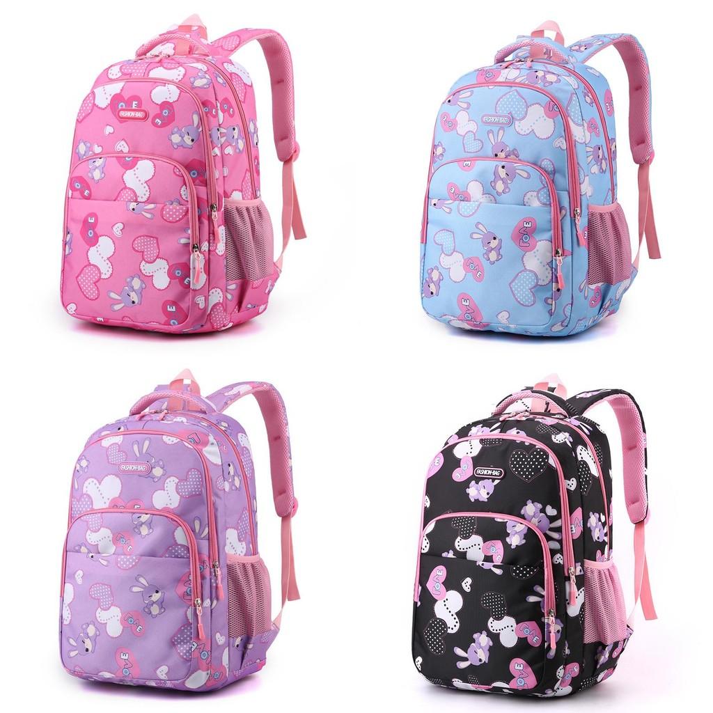 Children Pattern Rabbit Schoolbag Large Capacity Breathable Student Backpack