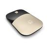 HP Wireless Mouse Thin Stylish 2.4Ghz Wireless Connection HP Blue Optical Technology Z3700 Gold (Model Number: X7Q43AA#UUF)
