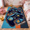 Colorful Game Controllers Patterned Rug Absorbent Nonslip Carpet For Bedroom Kitchen Bathroom Home Decor Halloween Gift