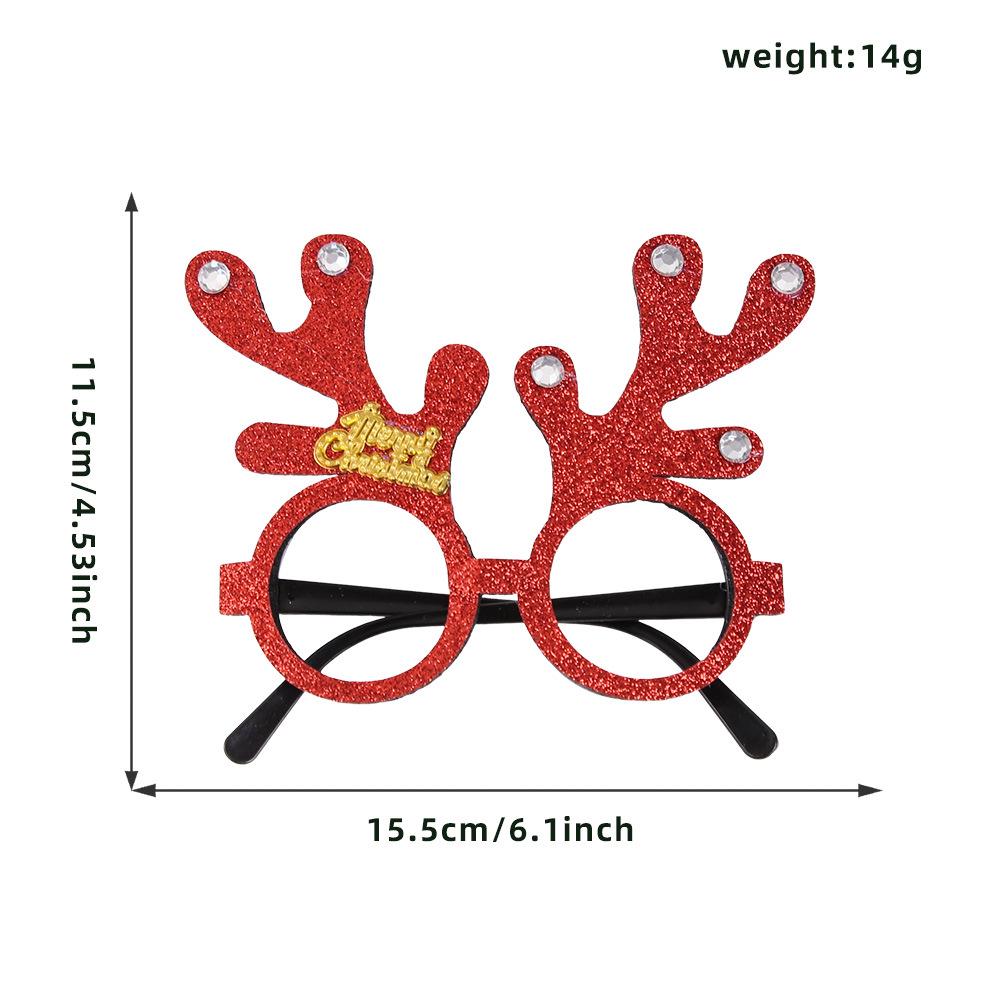 Christmas Party Eyeglass Frames: Santa, Snowman & Antler Designs for Kids