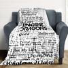 1PC Imagine Dragons Blanket Soft Warm All Season Throw for Sofa, Bed, Car, Office Vibrant Colorful Design, Durable & Cozy Gift