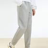 Anta Lifestyle Series Solid Color Mid-Rise Tapered Knit Sports Pants Men Bottoms Gray 152338305-1