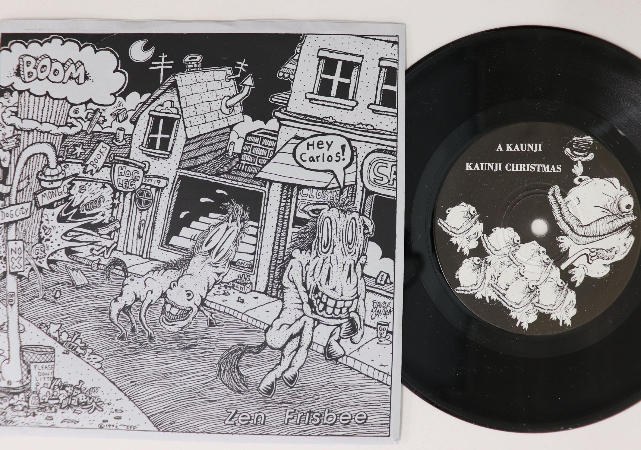 

7inch Record ZEN FRISBEE Dog City EP JET019 JETTISON 1992 US Rock Used