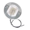 4 White Round LED Stern Transom Lights Cabin Deck Courtesy Light for Boat