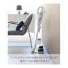 Yamazaki Jitsugyo Stick Cleaner Paper Pack & Charger Storage Stand White W18 x D27 x H40cm Tower Cordless Vacuum Cleaner Stand Stores Charger and