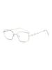 3pcs Fashion Small Square Glasses Frame Women Metal Frame Shape Eyewear Clear Optical Eyeglasses Transparent Lens Spectacle