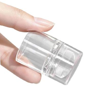 Travel Size Silicone Nail Art Stamper Offering Crisp Imprints And Easy Pattern Positioning