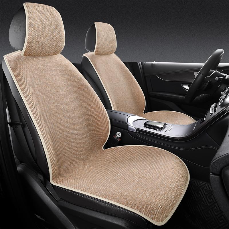 Unibody  Linen Car Seat Cushions – Breathable Comfort Seat Cover for Front Seats, Universal Fit Most Vehicles