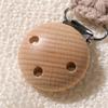 Pack of 2Pcs Handwoven Baby Pacifier Clip Chain Hand-knitting Toddler Feeding Bottle Strap Belt for Infants