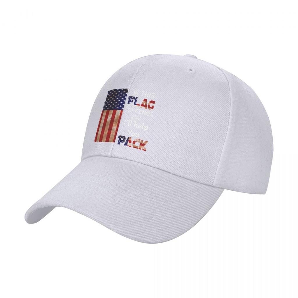 If this flag offends you I'll help you pack Baseball Cap New In Hat Sunscreen Trucker Cap New Hat Men's Caps Women's