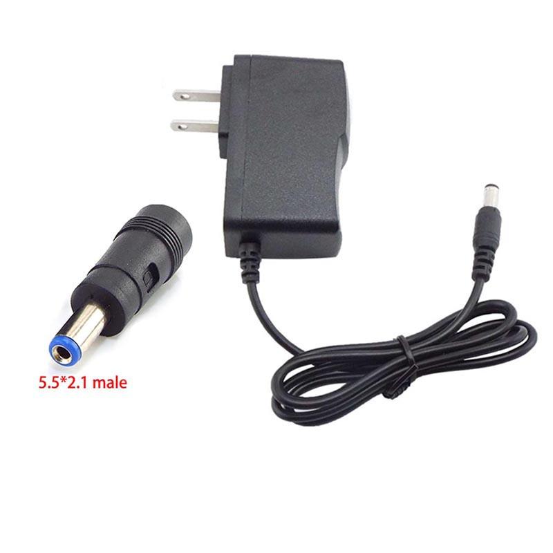 

DC 5V 2A Блок питания Зарядное устройство AC 100-240V Адаптер-конвертер 5.5*2.1mm 4.0*1.7mm 3.5*1.35mm 2.5*0.7mm DC Plug DC 5.5x2.1mm US Plug чёрный