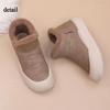 Ladies Winter Platform Snow Boots Anti Slip Warm Faux Fur Lining Ankle Booties Casual PU Leather Comfortable Fuzzy Walking Short Boots
