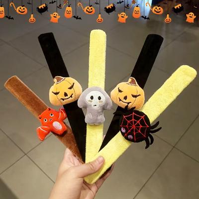 Halloween Plüschpuppe Klatschring Ghost Festival süßes Armband lustiger Spinnenkürbis Klatschring kleines Geschenk für Kinder