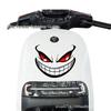 Evil Smirking Devil Face Sticker for Helmets & Cars
