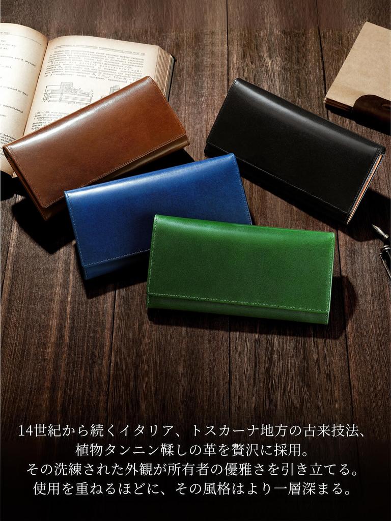 Fabrizio and Long Gusseted Coin Large 21 Card Easy To Made with Genuine Italian Leather by Top Leather YKK Zipper Men's Women's Wallet, Bifold, Purse,