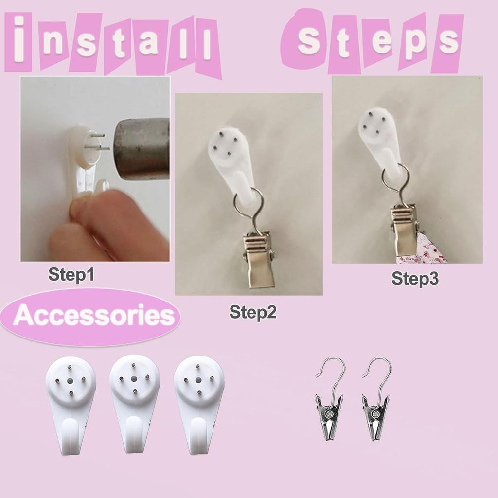 Floral Bohemian Tapestry for Bedroom & Living Room - Pink Mandala Wall Hanging - 38x28 inch