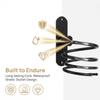 Spiral Design Blower Hanging Rack Aluminum Hairdryer Hanging Rack  Hair Care Tool