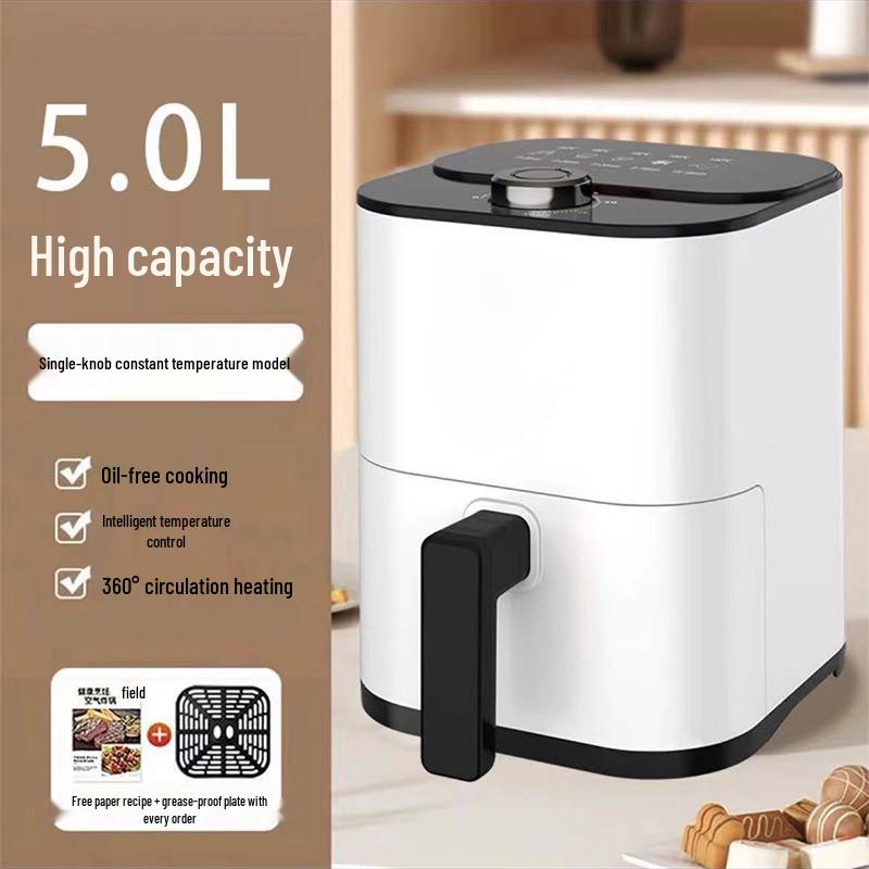 

Xiangke 2025 Air Fryer: 5L Large Capacity, Integrated Multifunctional Electric Fryer Oven with Visual Display.