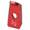 Alloy 3g Golf Club Ball Head Sliding Weight Portable Counterweight Block Screw Accessory3g Red
