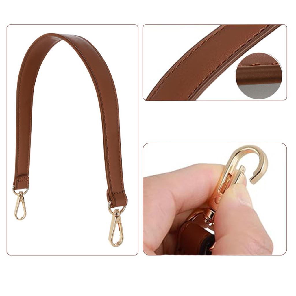 Removable Short Handle Handbag Practical PU Leather Detachable Shoulder Strap Replacement Lightweight Everyday Use