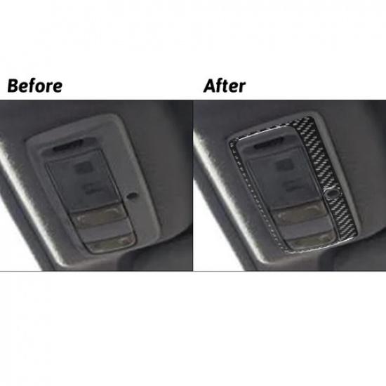 Carbon Fiber Interior Overhead Light Cover Trim For Toyota Celica 2000-05