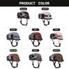 Vintage Black Retro Helmet Summer Breathable Sun Protection Lightweight Helmet Leather High Quality DOT Approved