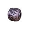 Sterling Silver 999 Round Beads with Retro Auspicious Clouds for DIY Handmade Bracelets and Necklaces