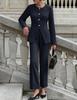 Europäisches & Amerikanisches Damenmode-Anzugset: Reversjacke & Hose