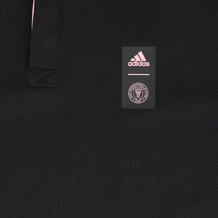 Adidas Casual Long Sleeve Polo Football Shirt Unisex Shirts Black HU0434