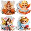 Angel Silicone Molds Flower Fairy Lotus Fairy Fondant Mold Cake Decorating Tools Cupcake Topper Candy Chocolate Gumpaste Mold