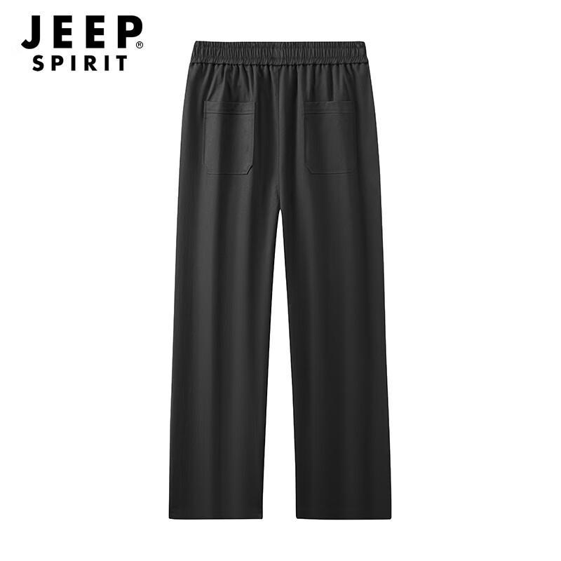 JEEP SPIRIT Men's Loose Straight-Leg Outdoor Cargo Pants