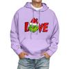 Men's Print Hooded Sweatshirt Long-Sleeve Casual Pullover Hoodie Hooded Sweatshirt