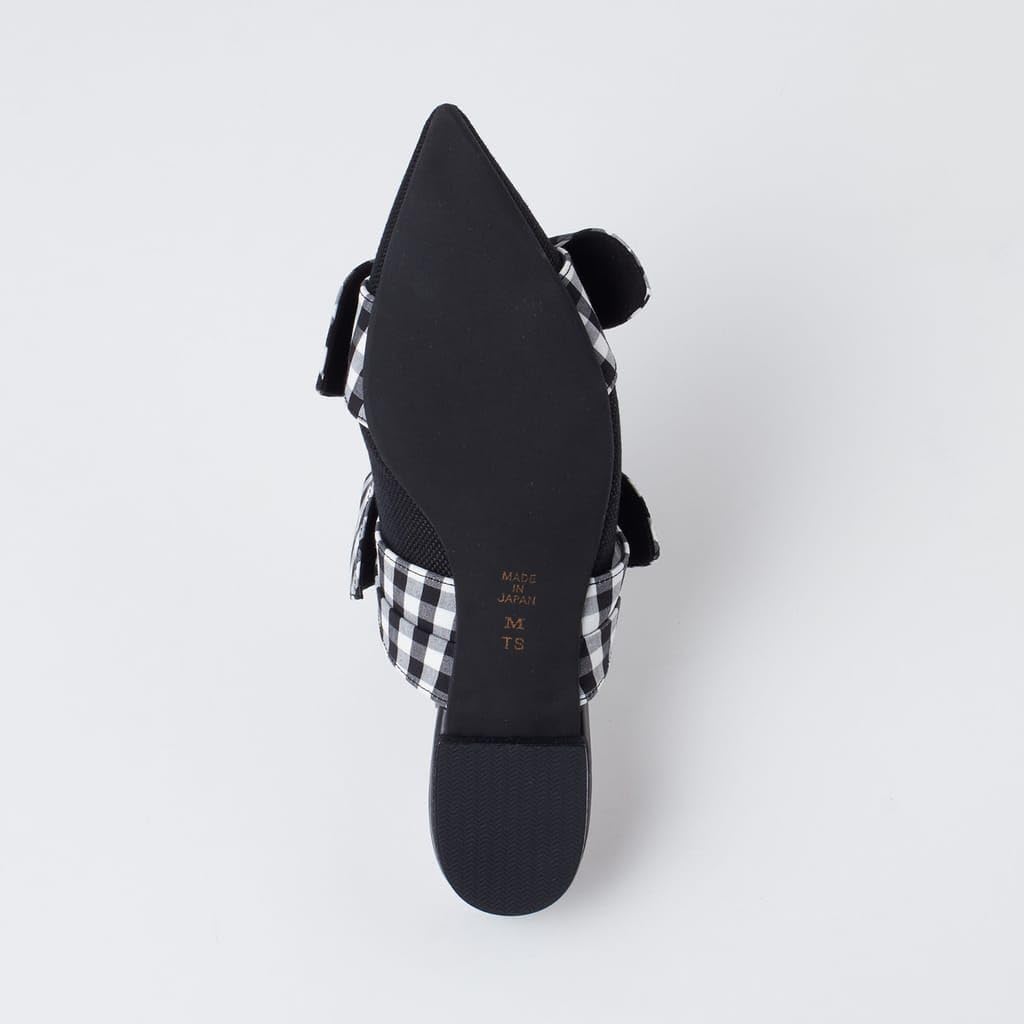 Lav hæl flat laget i størrelse 131015100011 [Diana] sko, Japan, svart, M,