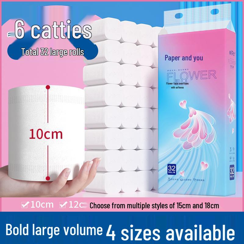 Coreless Toilet Paper: Household Paper Towels for Bathroom Use