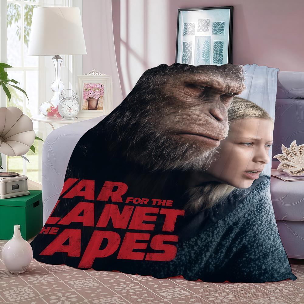 Movies War For The P-planet Of The Apes Blanket Warm And Soft Suitable For Bedroom Living Room Sofa Bed Office Travel Camping
