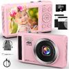 Digital Camera - 4K 64MP Digital Cameras for Photography - UHD Autofocus Point and Shoot Small Camera for Kids - Portable Compact Vlogging Camera