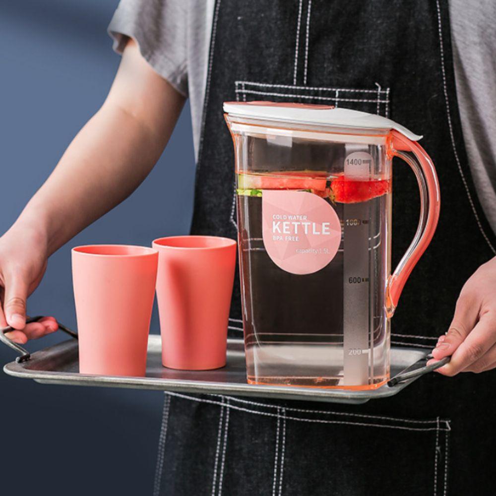 Heat Resisttant Water Pitcher Large Capacity Water Pot BPA Free Water Jug  Dinning Room