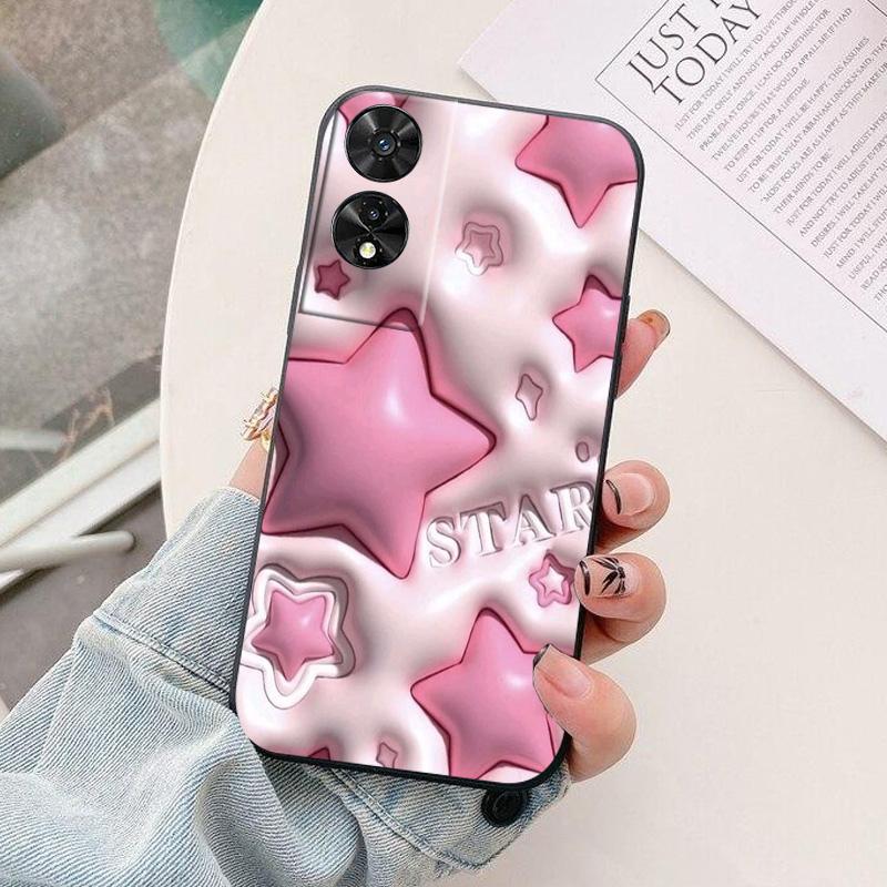 For TCL 50 SE Phone Case astronaut Silicone Camera Protection Back Cover For TCL 50 5G 505 501 503 502 Funda Coque Colorful