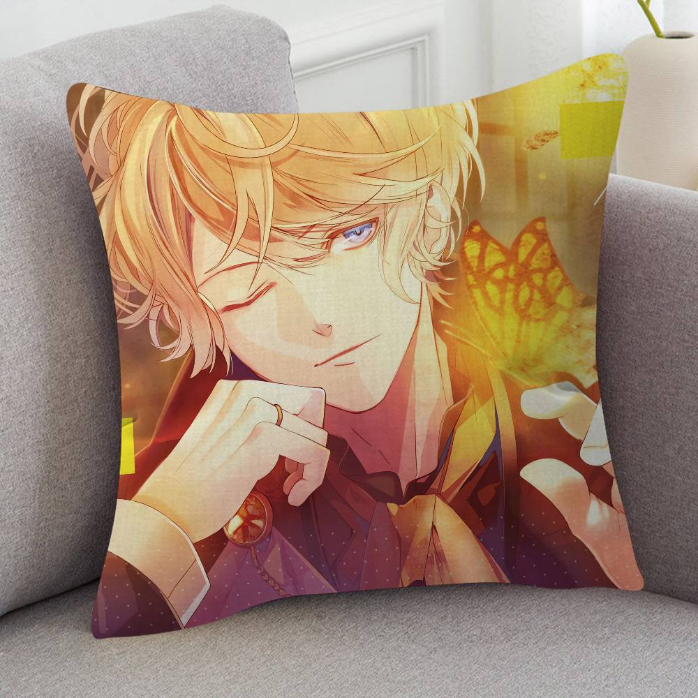 Anime Diabolik Lovers Pillow Case Soft Double Sided Print Sofa Cushion Cover Throw Pillow Covers