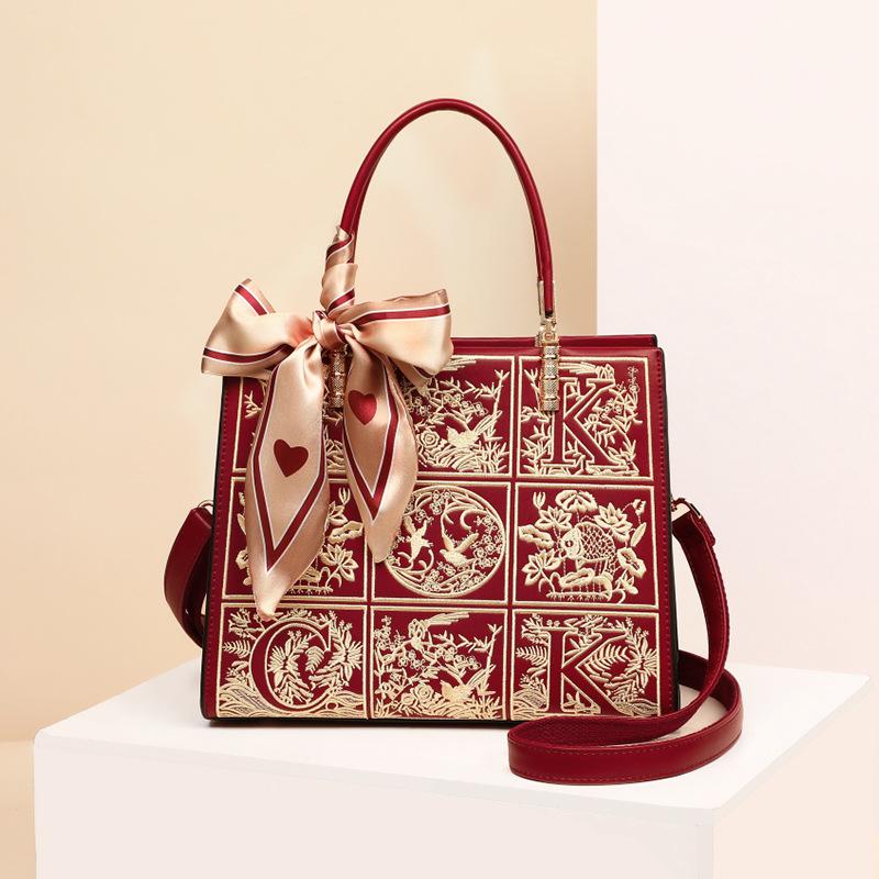 Dames Tas Crossbody Tas Leer Lente Zomer Hoge Kwaliteit Bruids Bruidstas Draagbaar Moeder Tas